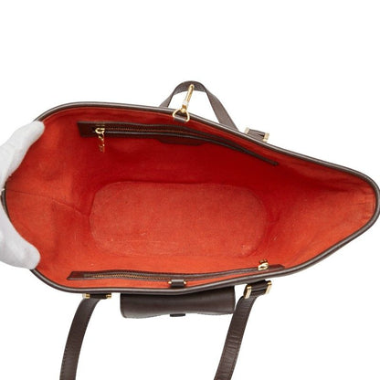 Louis Vuitton Damier Manosque PM Shoulder Bag Tote Bag N51121 Brown PVC Leather