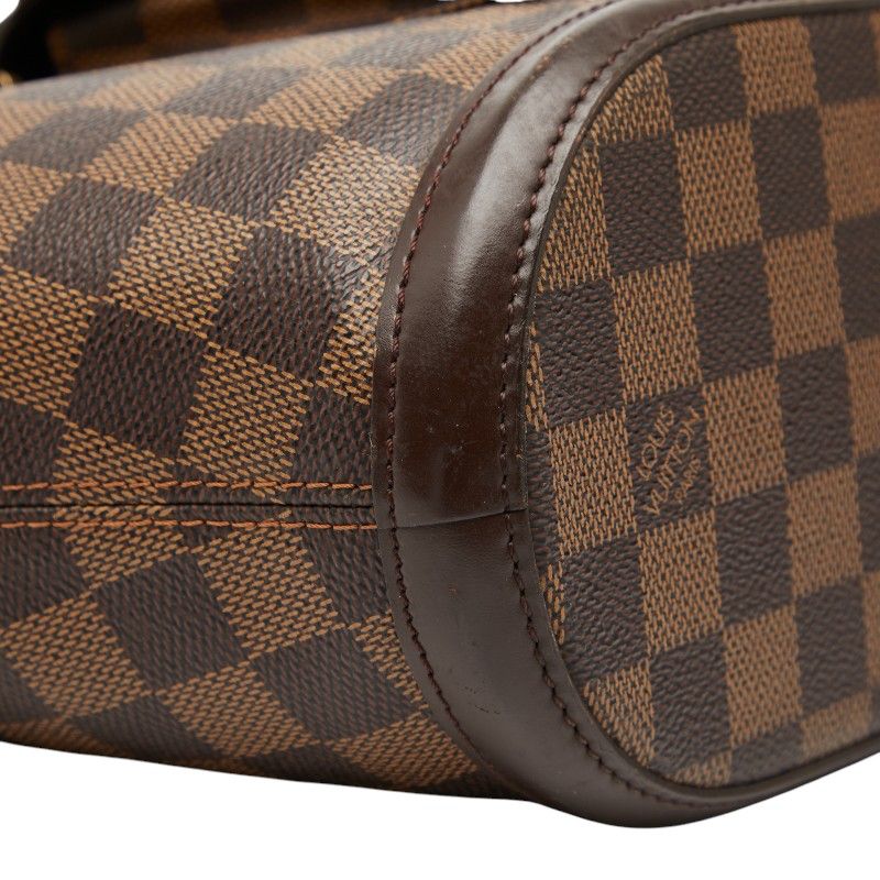 Louis Vuitton Damier Manosque PM Shoulder Bag Tote Bag N51121 Brown PVC Leather