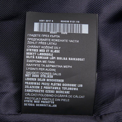 Prada Triangle Logo Plate Ma-1 Bomber Jacket Size: 44 Navy Polyamide Men's Prada