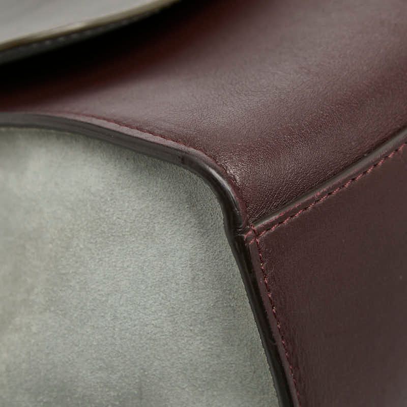 Celine Trapeze Multicolor Leather Suede Women's Celine