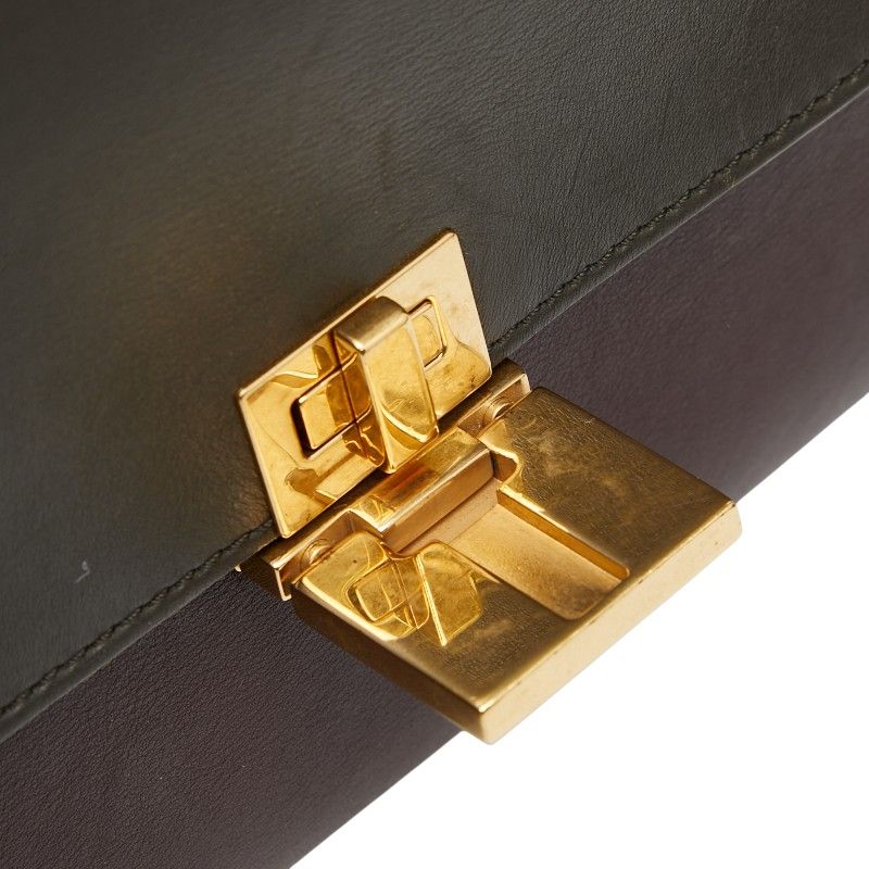 Celine Trapeze Multicolor Leather Suede Women's Celine