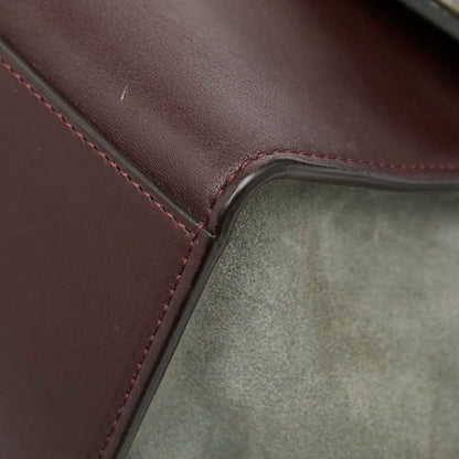 Celine Trapeze Multicolor Leather Suede Women's Celine