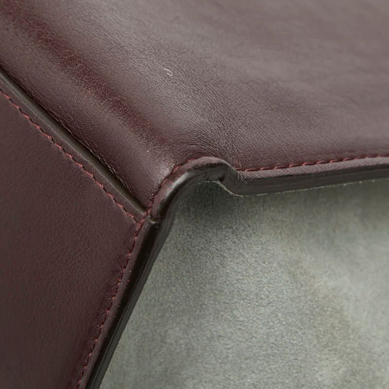 Celine Trapeze Multicolor Leather Suede Women's Celine