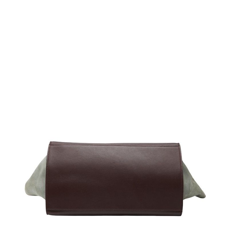 Celine Trapeze Multicolor Leather Suede Women's Celine