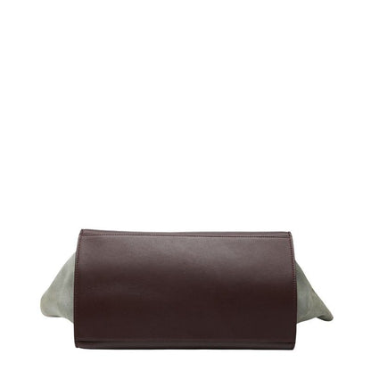 Celine Trapeze Multicolor Leather Suede Women's Celine