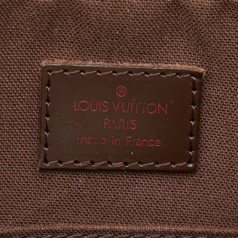 Louis Vuitton Damier Olaf PM Crossbody Shoulder Bag N41442 Brown PVC Leather