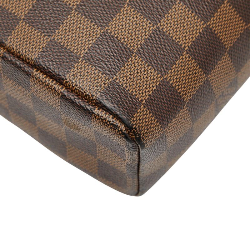 Louis Vuitton Damier Olaf PM Crossbody Shoulder Bag N41442 Brown PVC Leather