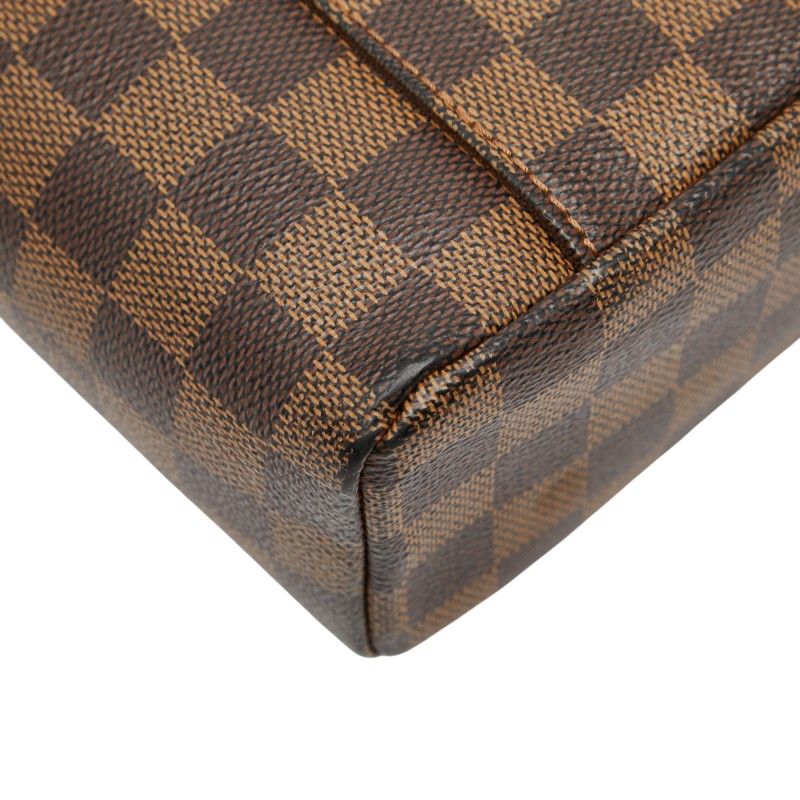 Louis Vuitton Damier Olaf PM Crossbody Shoulder Bag N41442 Brown PVC Leather