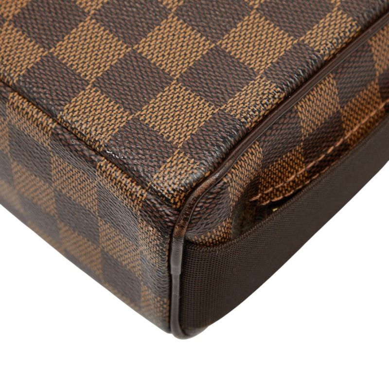 Louis Vuitton Damier Olaf PM Crossbody Shoulder Bag N41442 Brown PVC Leather