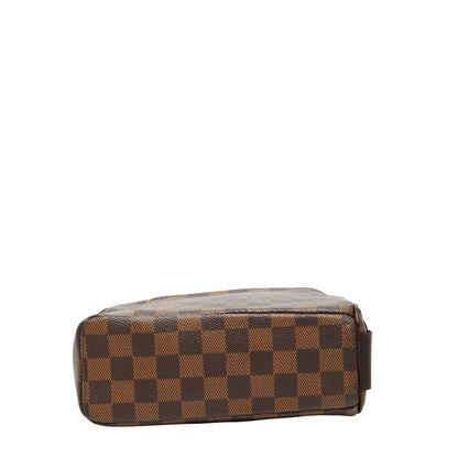 Louis Vuitton Damier Olaf PM Crossbody Shoulder Bag N41442 Brown PVC Leather