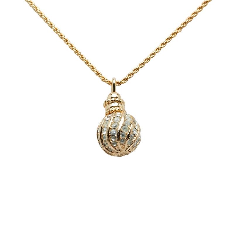 Dior Ball Rhinestone Gold Plated Ladies Dior