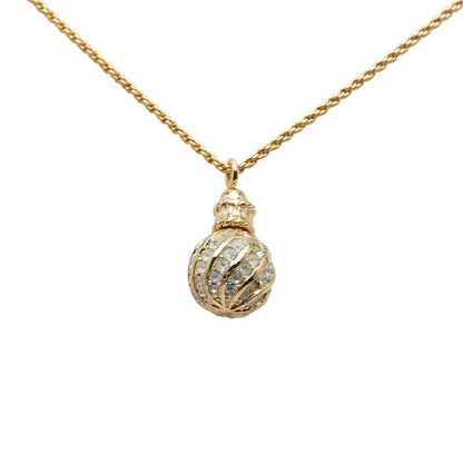 Dior Ball Rhinestone Gold Plated Ladies Dior