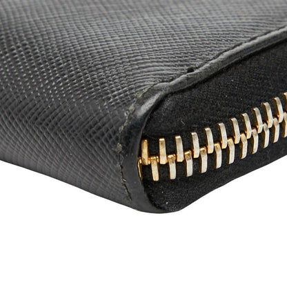 Prada Logo Black Saffiano Leather Women's Prada