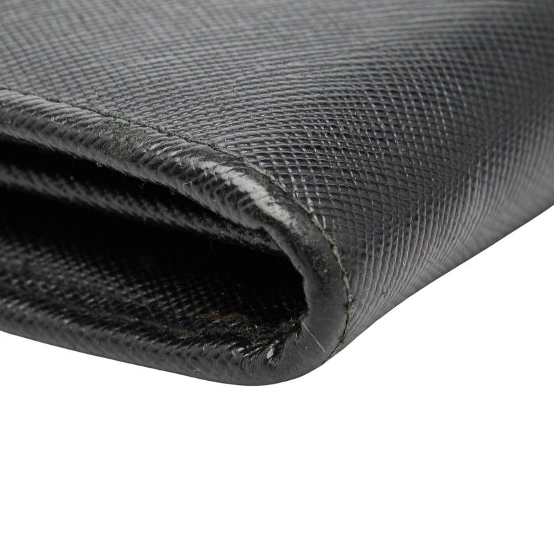 Prada Logo Black Saffiano Leather Women's Prada