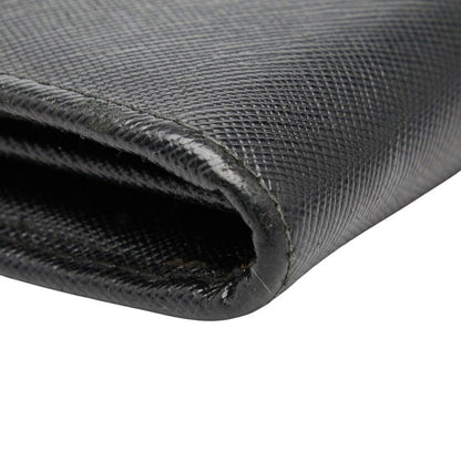 Prada Logo Black Saffiano Leather Women's Prada