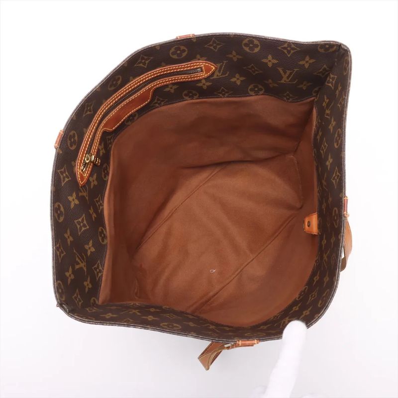 Louis Vuitton Monogram Sac Shopping M51108 Leather Tote Bag Shoulder A4 Men