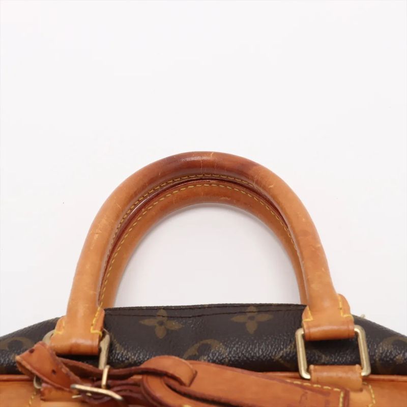 Louis Vuitton Monogram Deauville M47270 Leather Handbag Tote Genuine Leather