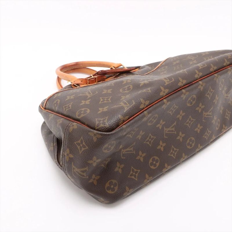 Louis Vuitton Monogram Deauville M47270 Leather Handbag Tote Genuine Leather