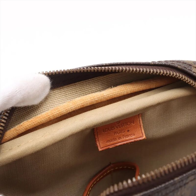 Louis Vuitton Monogram Deauville M47270 Leather Handbag Tote Genuine Leather