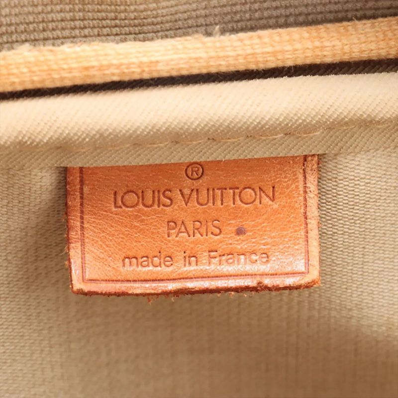 Louis Vuitton Monogram Deauville M47270 Leather Handbag Tote Genuine Leather