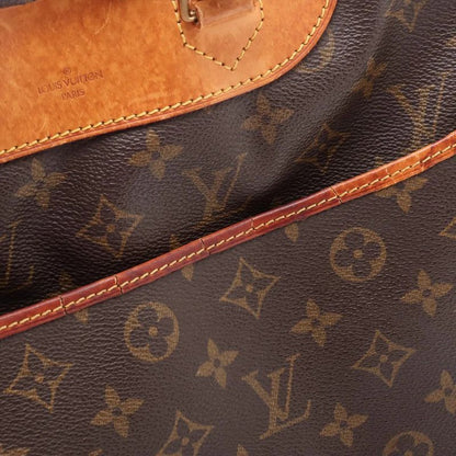 Louis Vuitton Monogram Deauville M47270 Leather Handbag Tote Genuine Leather