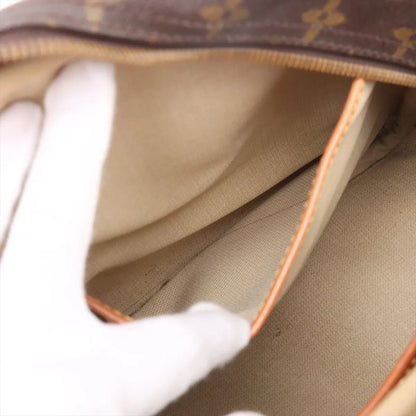 Louis Vuitton Monogram Deauville M47270 Leather Handbag Tote Genuine Leather