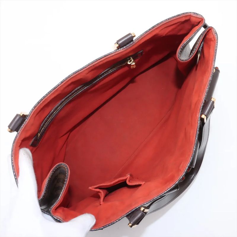 Louis Vuitton Damier Uzes N51128 Leather Tote Bag Shoulder Hand A4 Ladies MMM