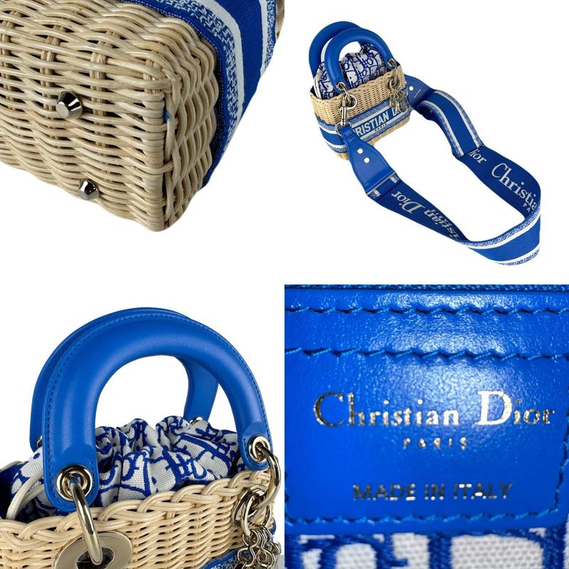 Christian DIOR Crossbody Shoulder Bag Handbag Lady Dior Mini