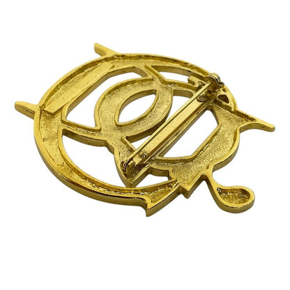 Christian Dior CD Logo Accessory Large Gold Parfums