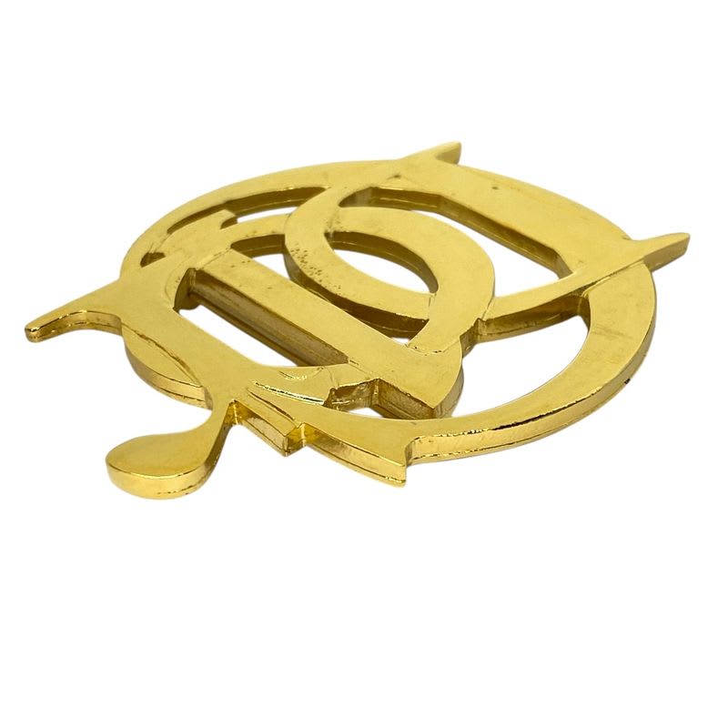 Christian Dior CD Logo Accessory Large Gold Parfums