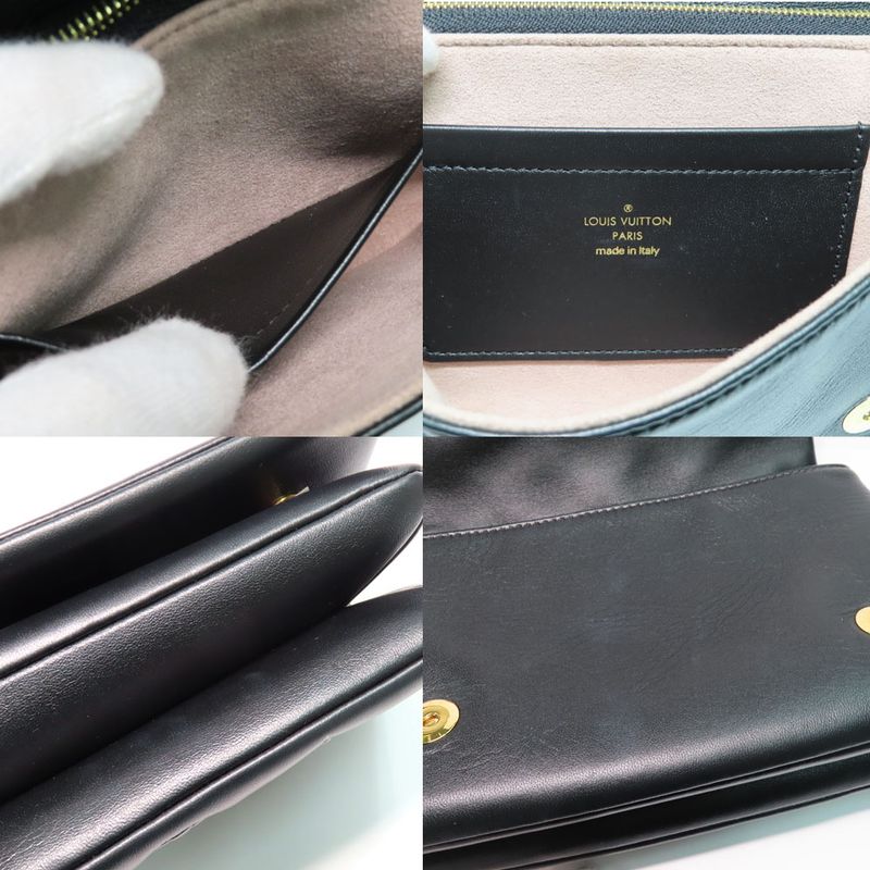 Louis Vuitton Pochette Cousin M82116 Black Lamb Leather Gdhardware