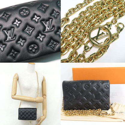 Louis Vuitton Pochette Cousin M82116 Black Lamb Leather Gdhardware
