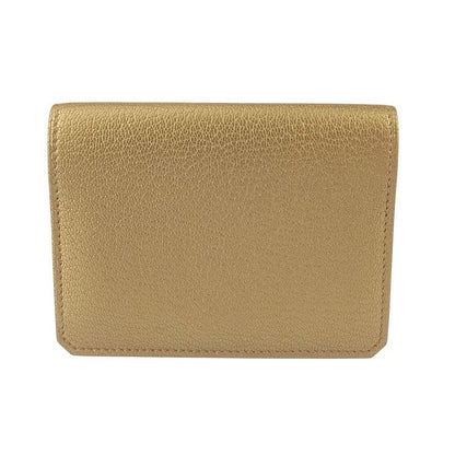 Hermes Card Case Business Holder Medor cp DORE Gold Siamese Light