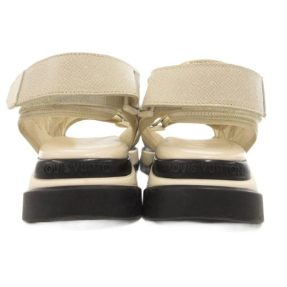 Louis Vuitton Monogram Sports Sandals Thick Sole Shark Logo 25 cm