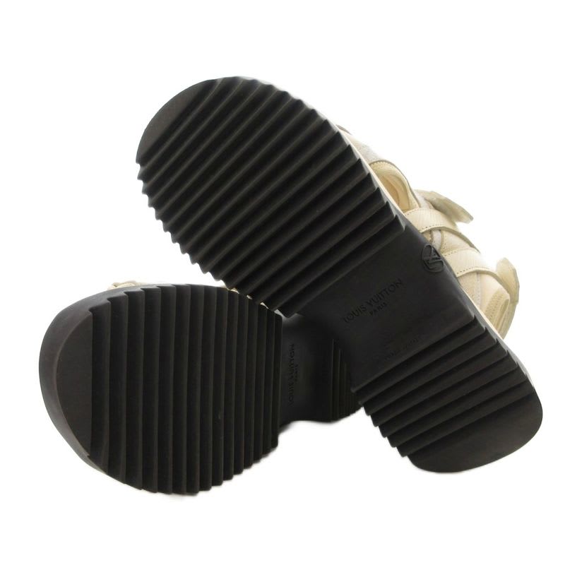 Louis Vuitton Monogram Sports Sandals Thick Sole Shark Logo 25 cm