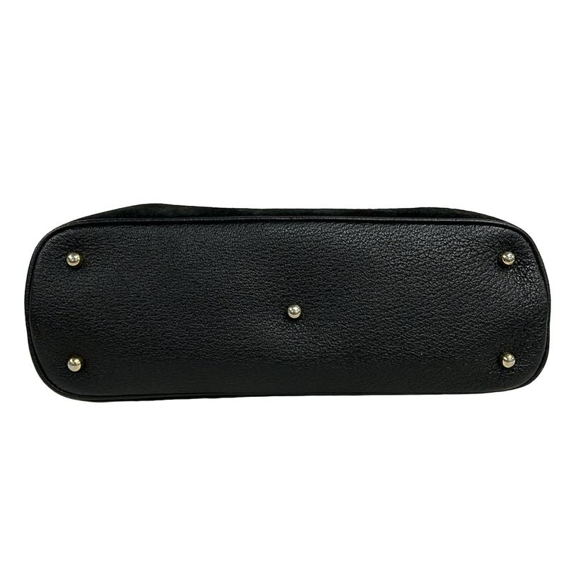 Gucci Handbag Bamboo Classic Black Leather