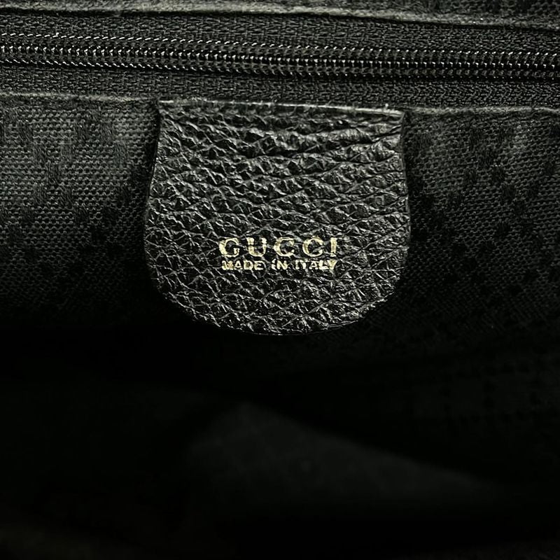 Gucci Handbag Bamboo Classic Black Leather