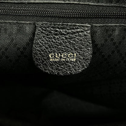 Gucci Handbag Bamboo Classic Black Leather