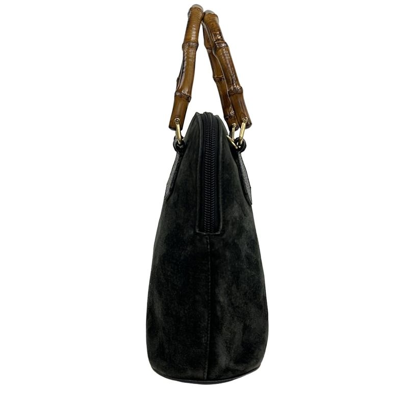 Gucci Handbag Bamboo Classic Black Leather