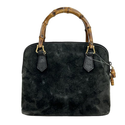 Gucci Handbag Bamboo Classic Black Leather