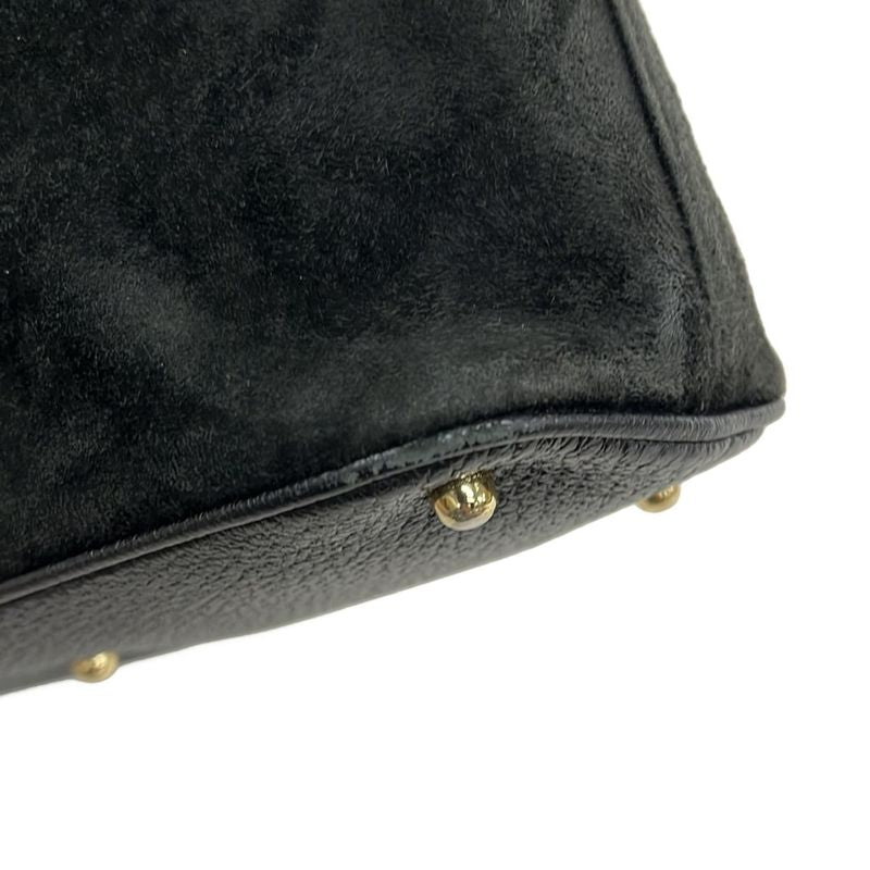 Gucci Handbag Bamboo Classic Black Leather