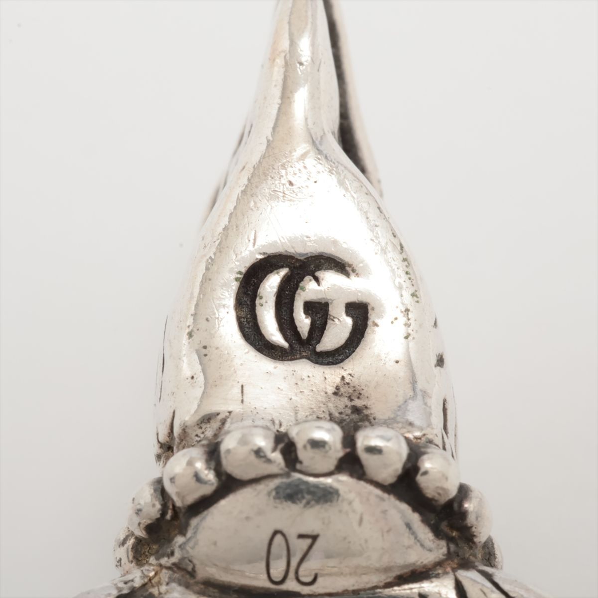 Gucci Anga Forest Eagle Head Silver Ring