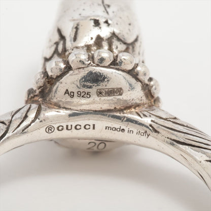 Gucci Anga Forest Eagle Head Silver Ring