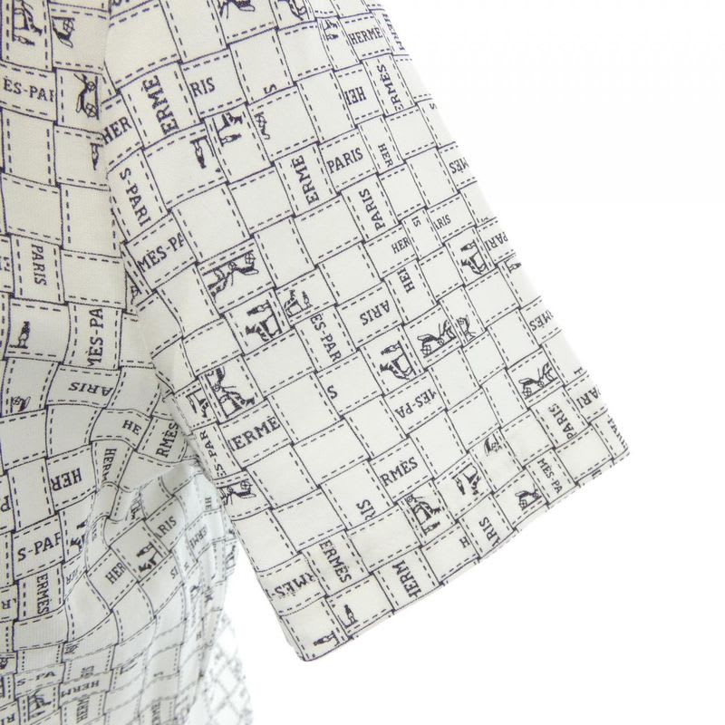 Hermes Bolduc Au Carre Check 5 E4645 dk T-Shirt