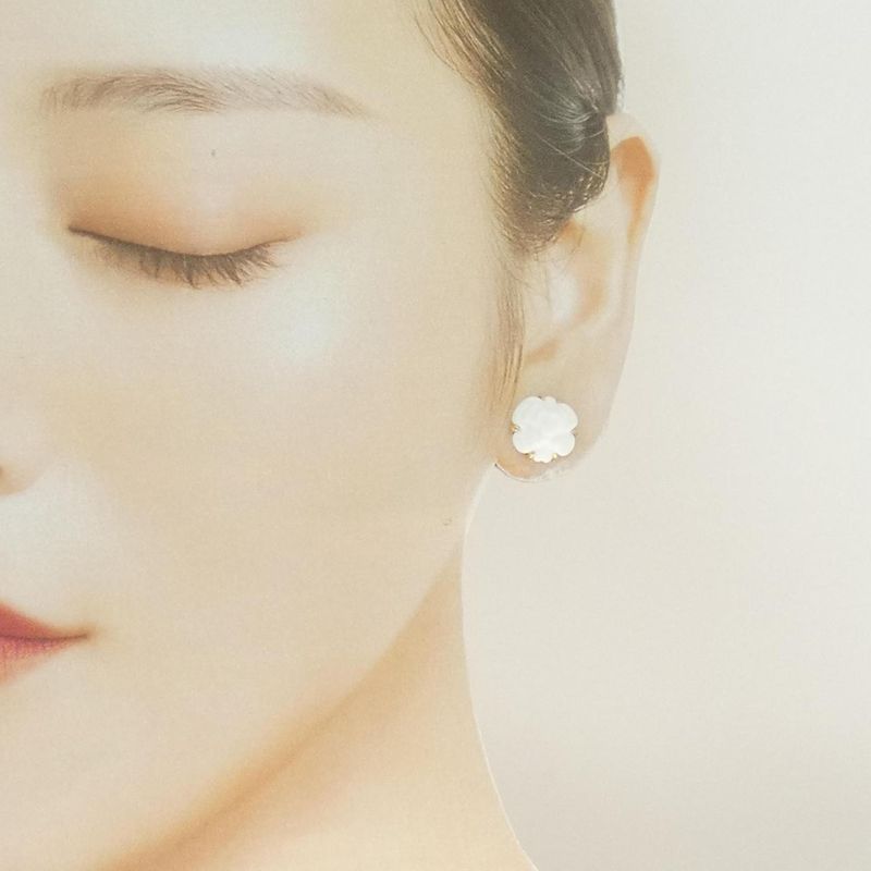 Chanel Camellia Small Earrings