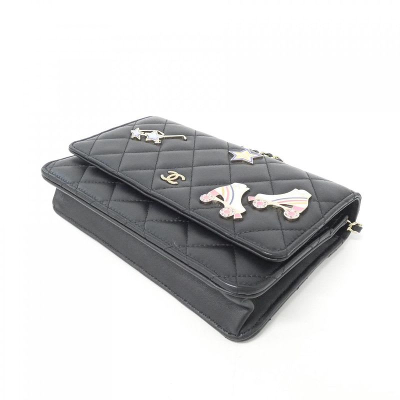 Chanel Ap0250 Chain Black Wallet