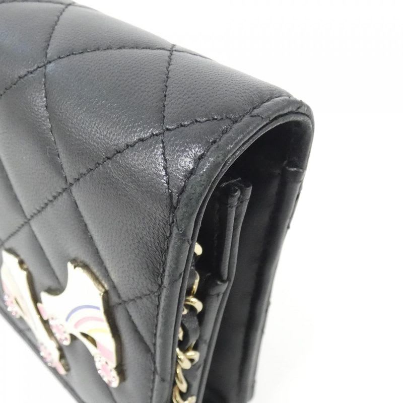 Chanel Ap0250 Chain Black Wallet