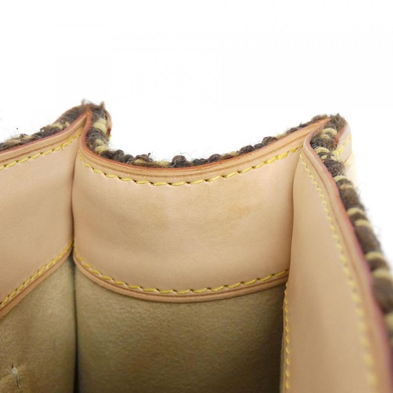 Louis Vuitton Monogram Tweed Tweedy Zip Bag Vintage