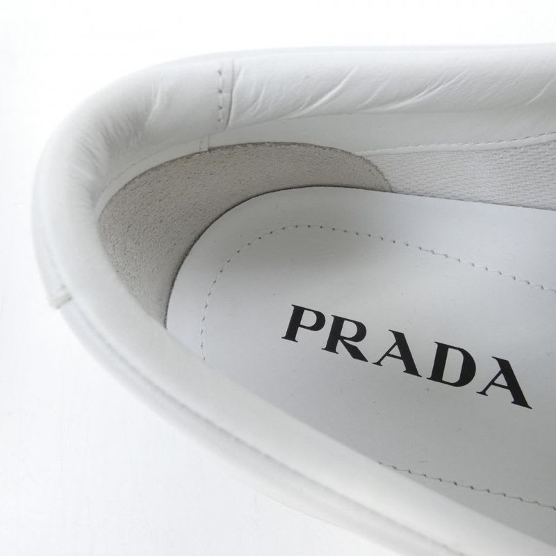 Prada 2 Ee389 Size 10.5 White Sneakers