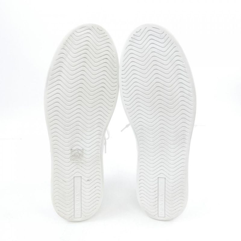 Prada 2 Ee389 Size 10.5 White Sneakers